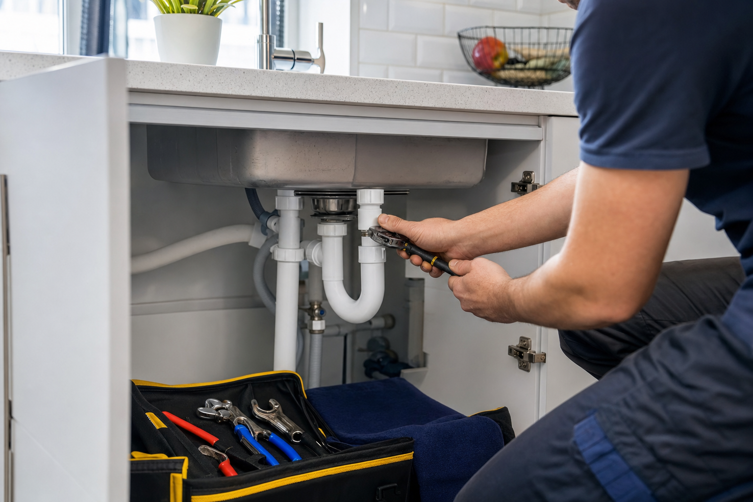 Kitchen Plumbing in West Watford service image